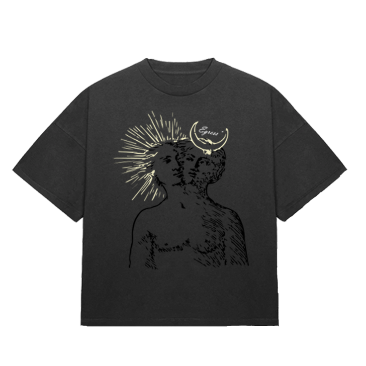 SHADOW GRAY DUALITY T SHIRT MADE BY EGRESS*VISION