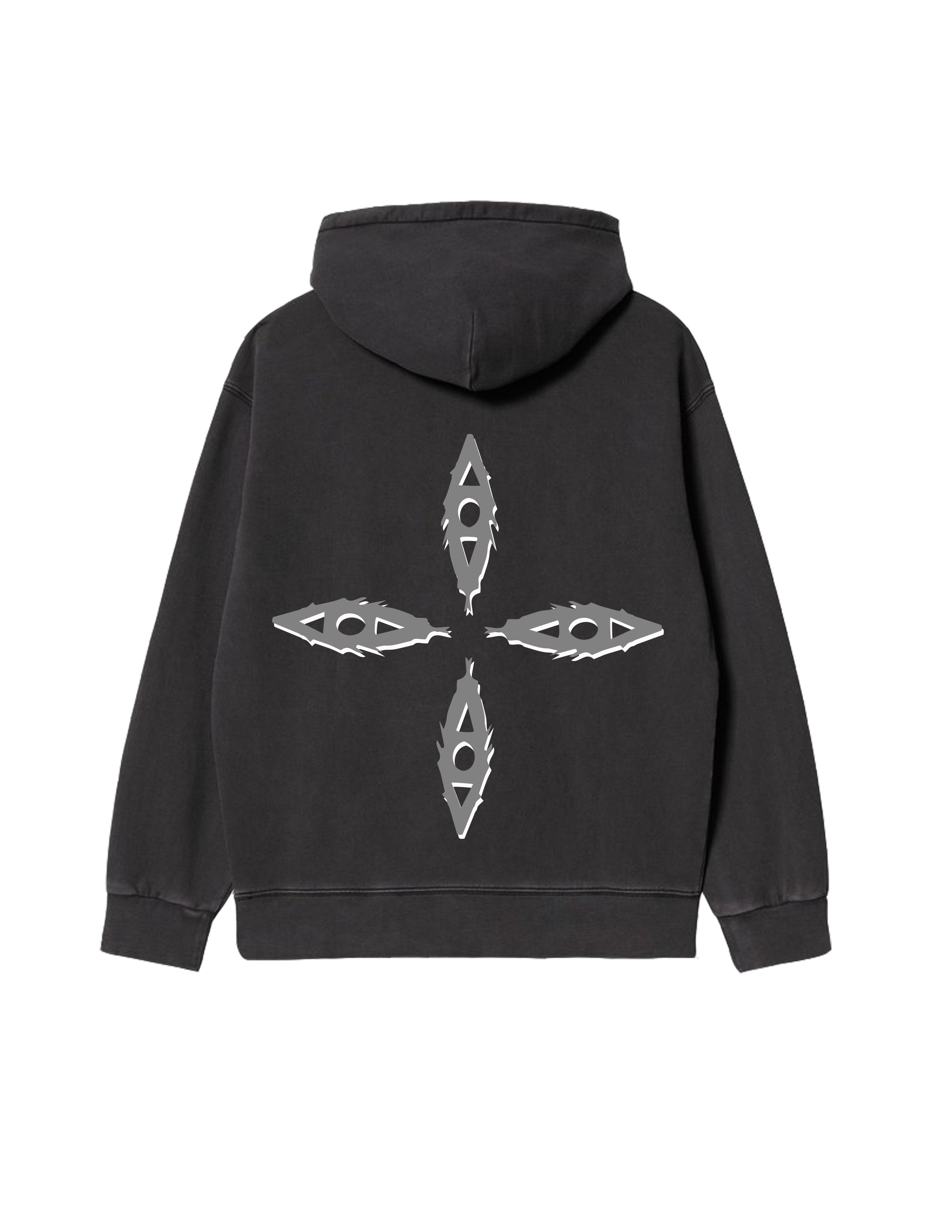 Shadow Duality Wide Box Fit Hoodie