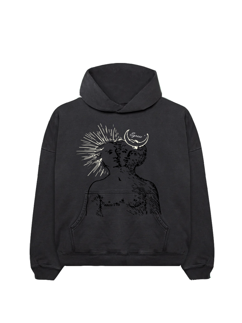 Shadow Duality Wide Box Fit Hoodie