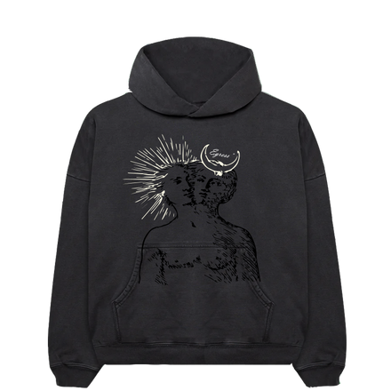 Shadow Duality Wide Box Fit Hoodie