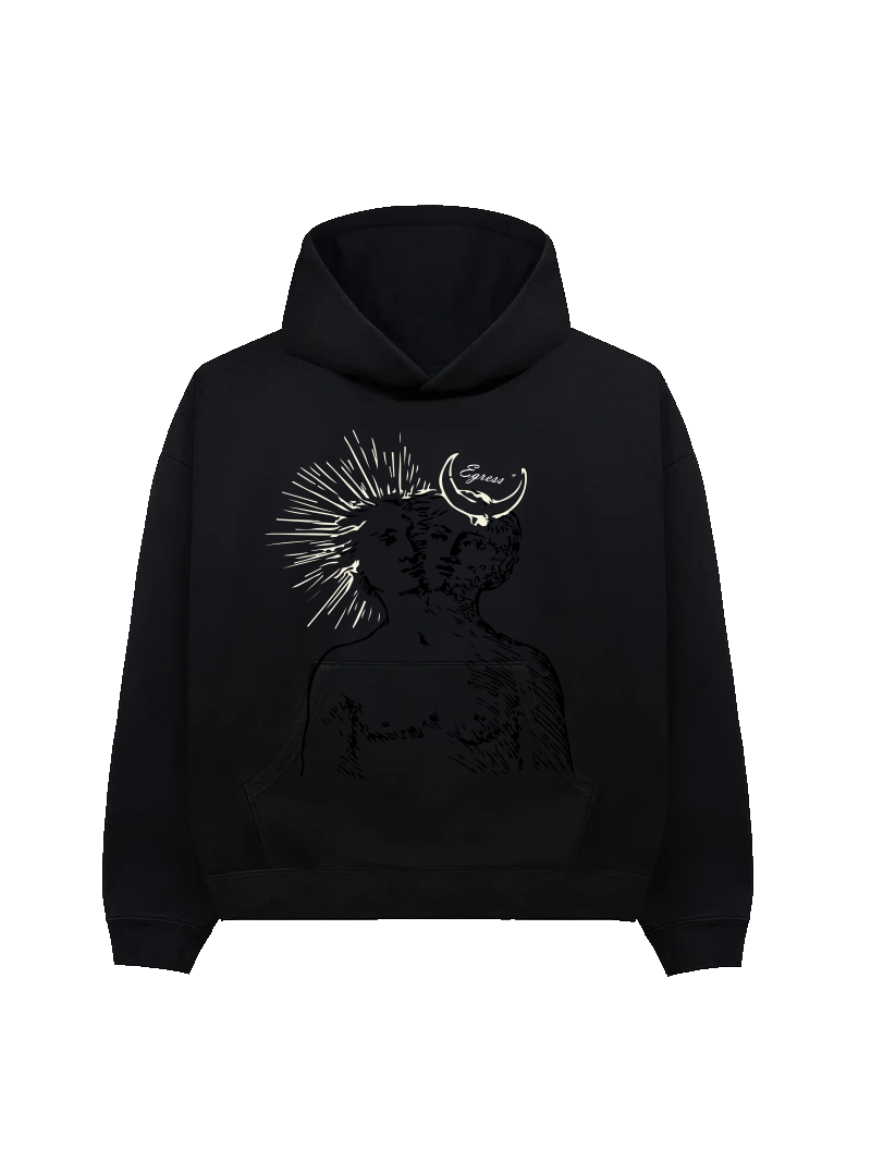 BLACK DUALITY HOODIE